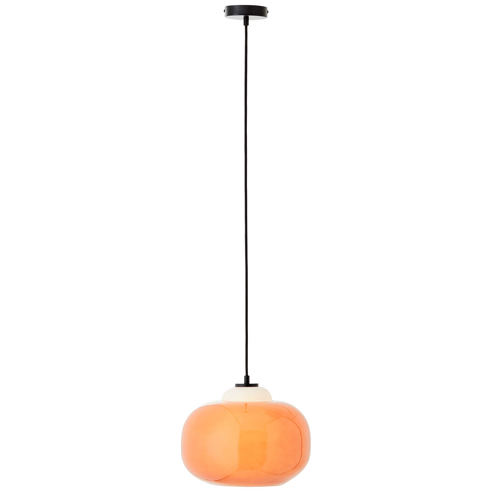             Lámpara colgante de cristal - Carla 2 - Naranja
        