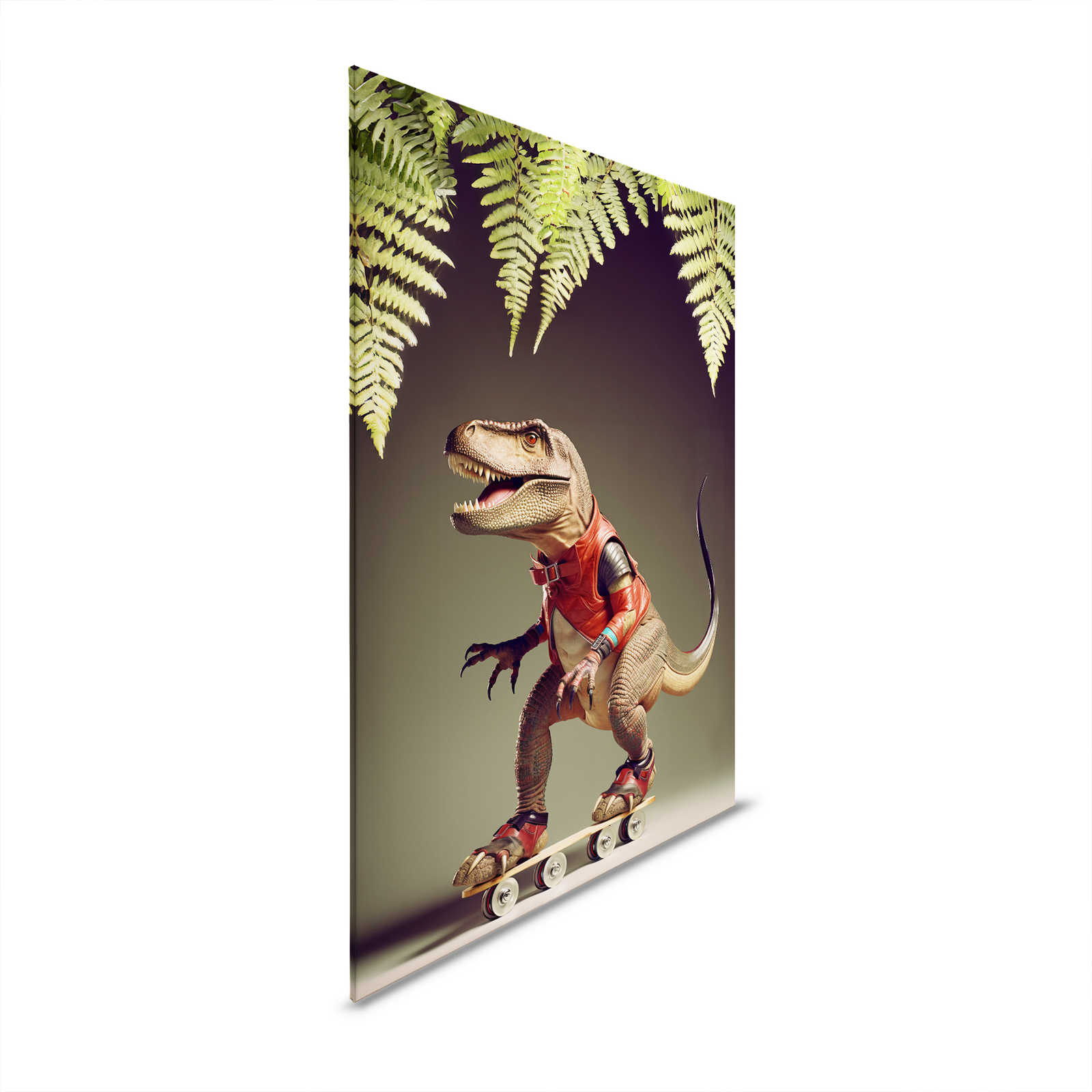         KI Quadro su tela »pattino t-rex2« - 60 cm x 90 cm
    