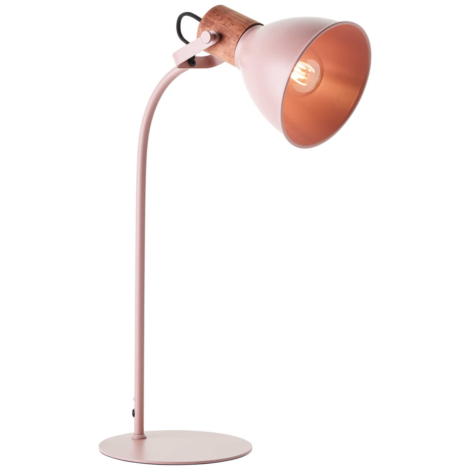             Houten tafellamp - Franziska 1 - Roze
        