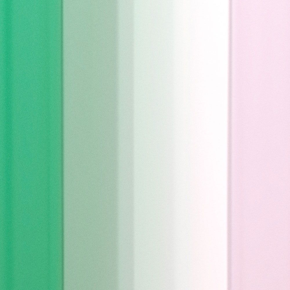             Photo wallpaper »co-coloures 1« - Colour gradient with stripes - Green Pink, Brown | Smooth, slightly shiny premium non-woven fabric
        