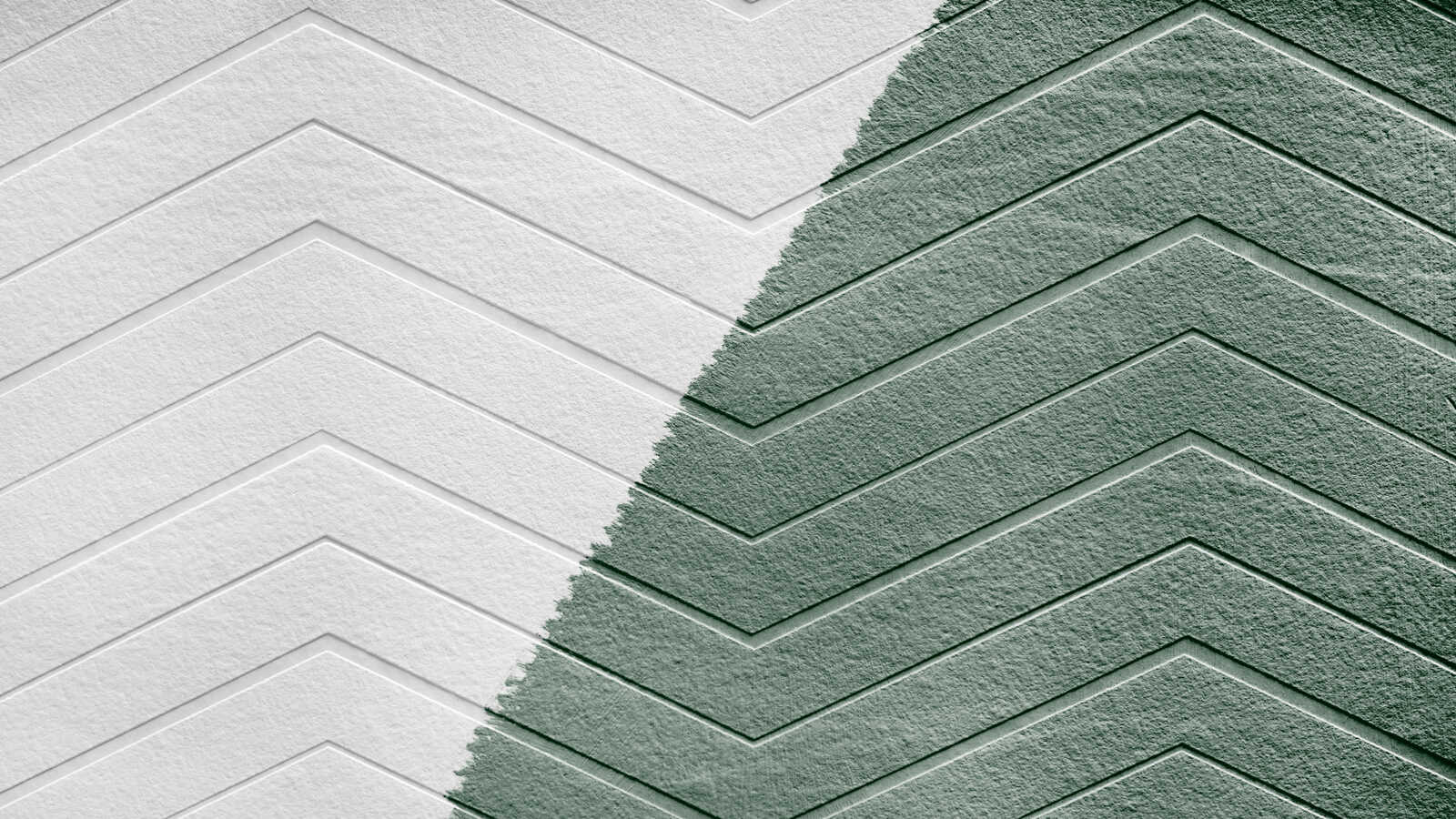             Papier peint graphique avec motif en zigzag à peindre - Fibre à peindre
        