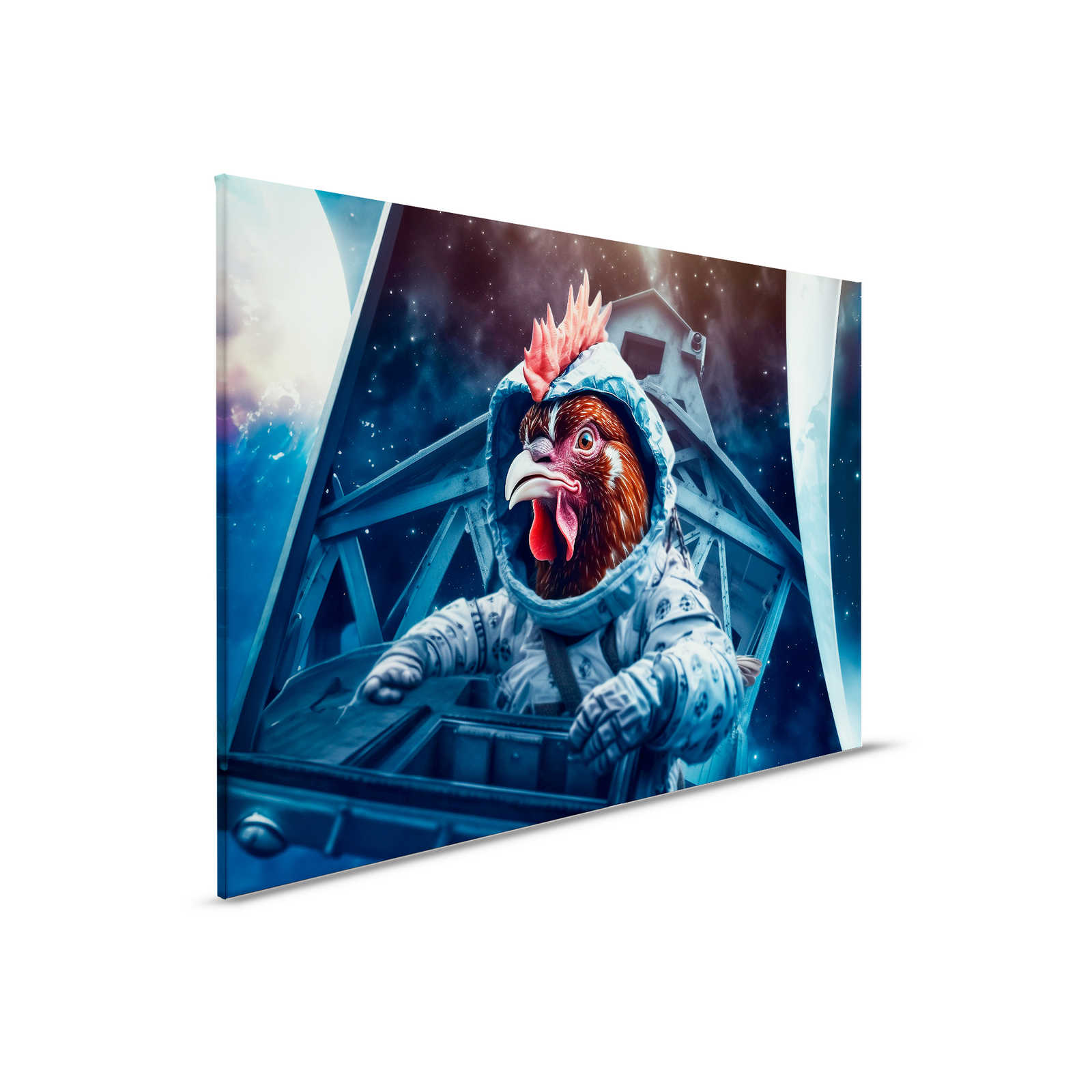         KI Canvas painting »Space Chicken« - 90 cm x 60 cm
    