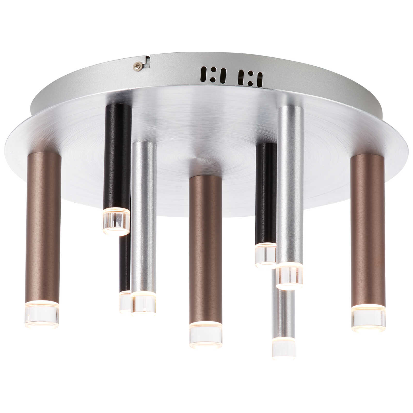             Metalen plafondlamp - Eddy 4 - Bruin
        
